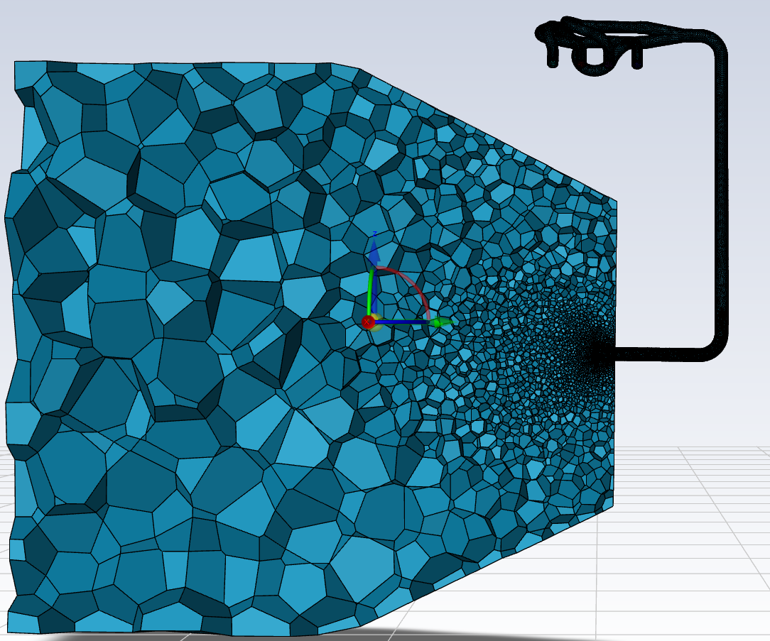 Standard simulation mesh results